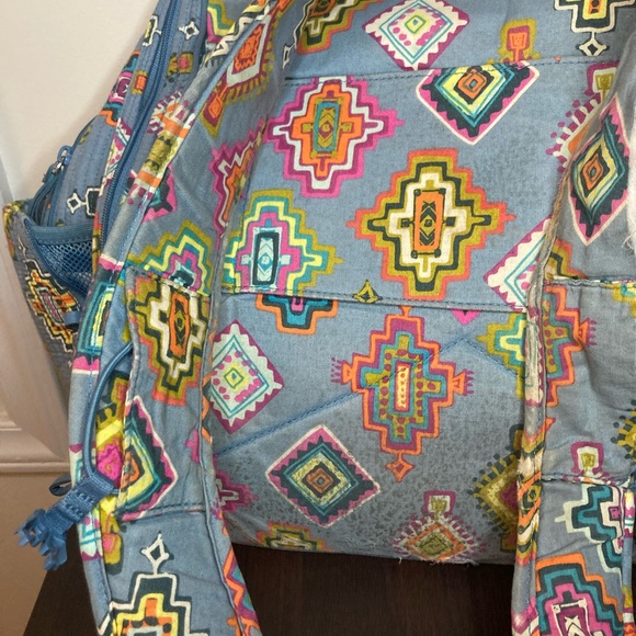 Vera Bradley Gray Laptop Backpack - Picture 7 of 13